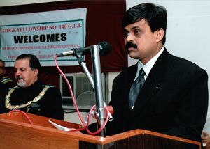 The Bible being recited By Bro. Samir Desai