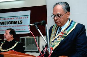 Wor. Bro. Iqbal speaks
